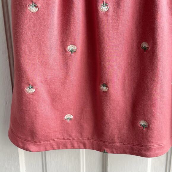 Summersalt The Softest French Terry Pull-On Skirt Embroidered Floral - Picture 4 of 6